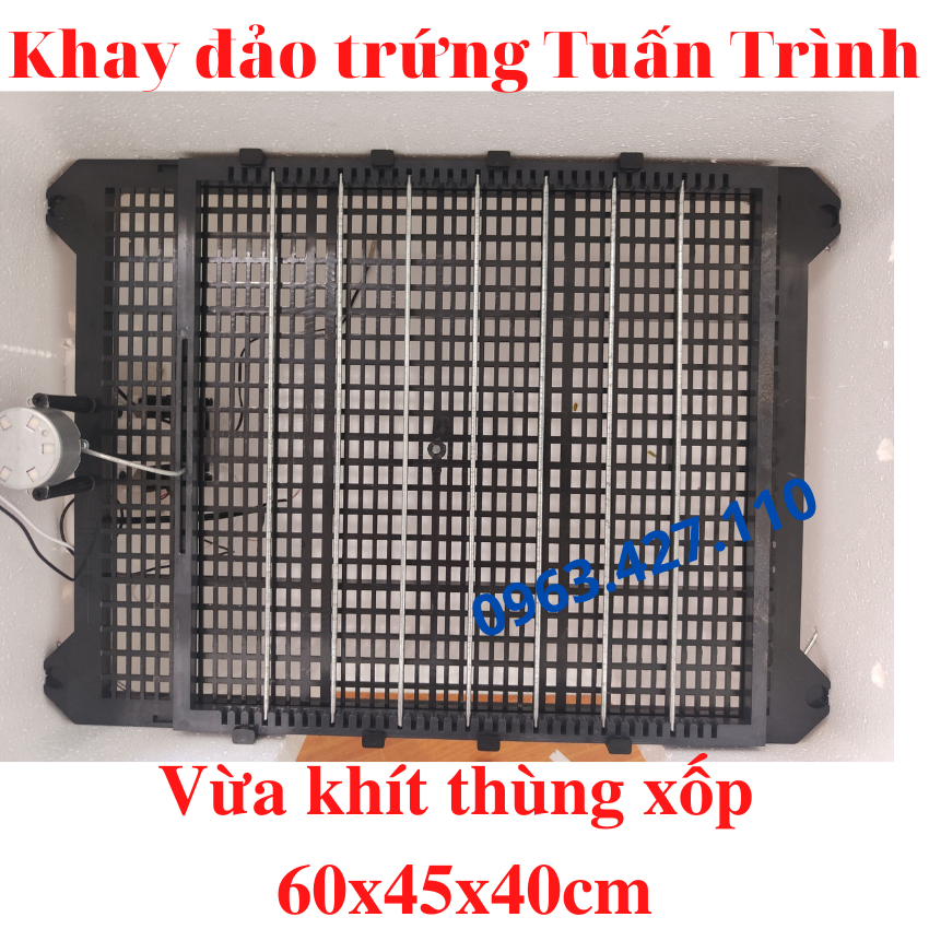 khay đảo trứng cút 120 trứng