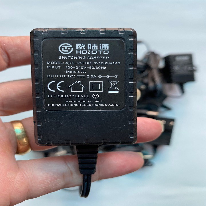 Nguồn 12V 2A chuôi lớn hàng zin