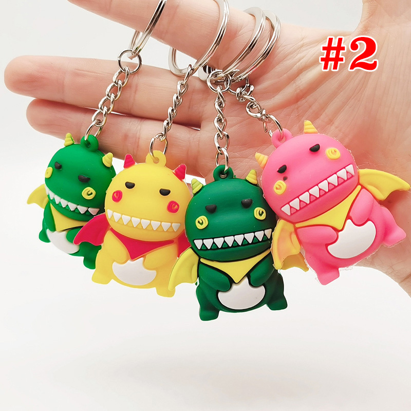HCM Móc khóa Khủng Long cười khoe răng cute - móc khóa balo - NHShop