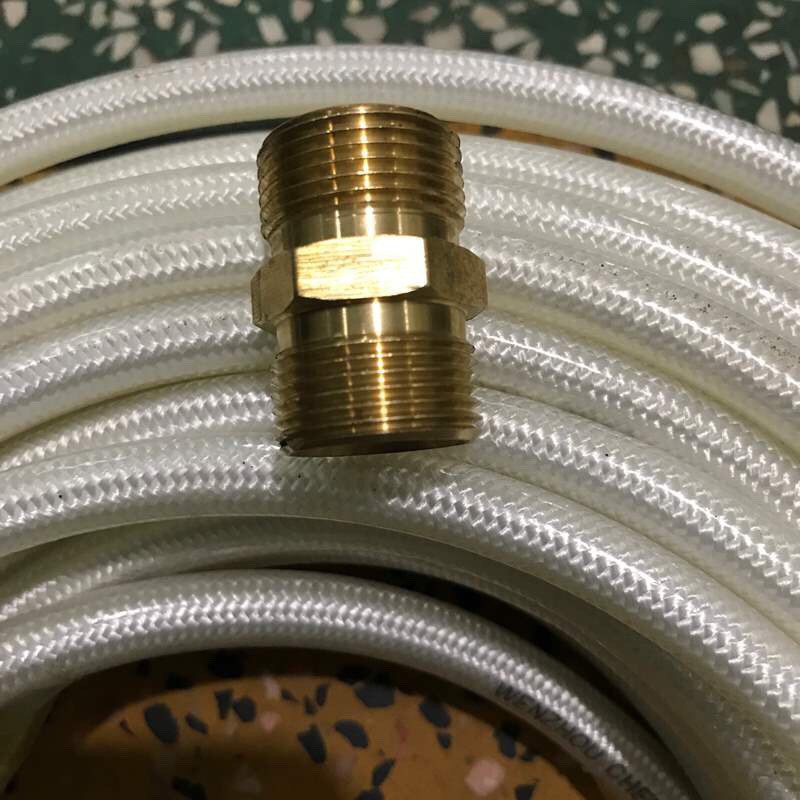 [HCM]Đầu Nối 2 Dây Xịt Rửa Xe Mini – Đồng Thau