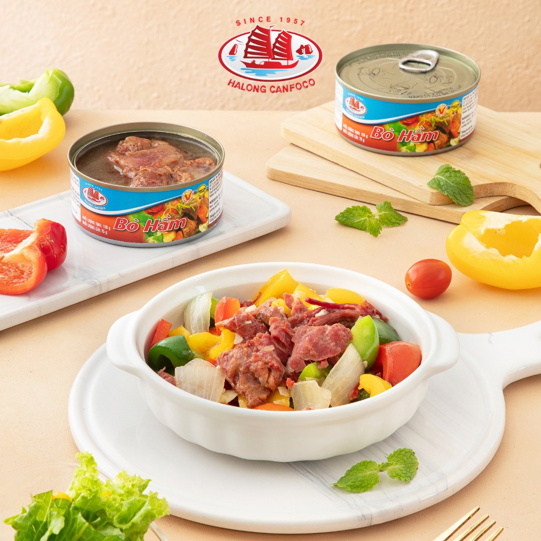 Thịt bò hầm 150g - Đồ Hộp Hạ Long