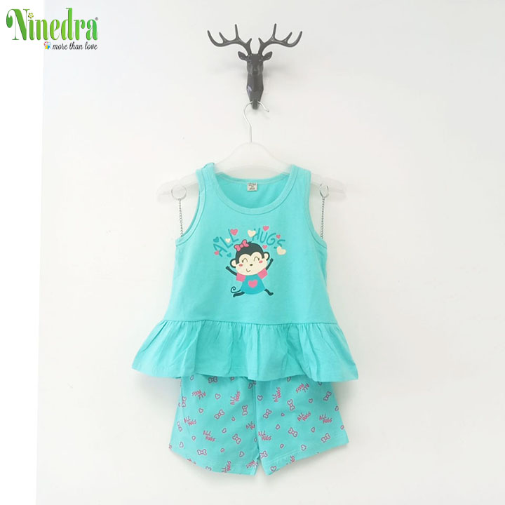 [ XẢ KHO 💝 Freeship]  Đồ bộ xuất dư cho bé gái _ Ninedra