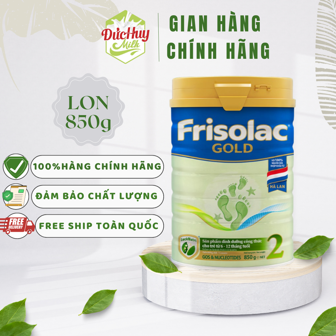 Sữa bột Frisolac gold 2 850g