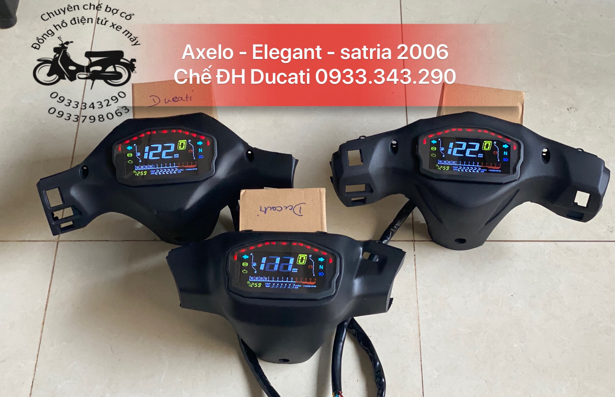 Trọn Bộ Bợ Cổ AXELO - DUCATI