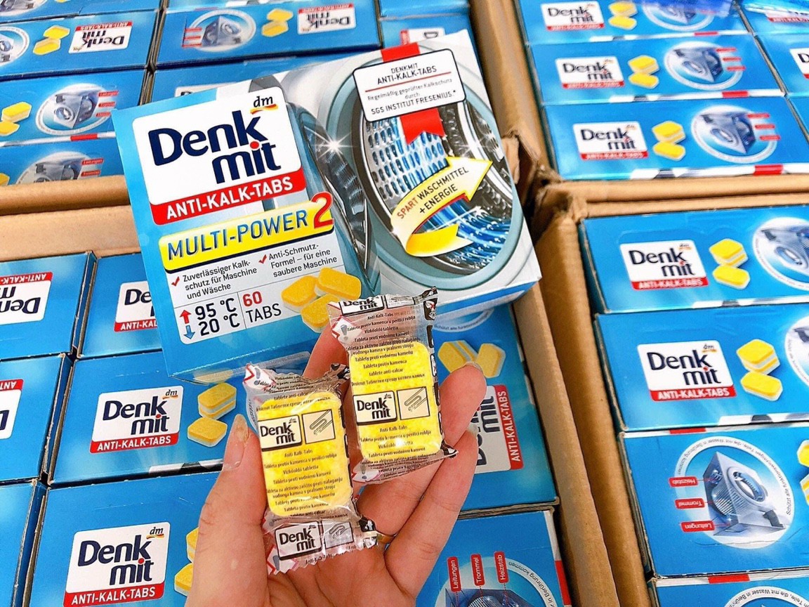 viên tẩy lồng máy giặt Denkmit [HÀNG NỘI ĐỊA ĐỨC]