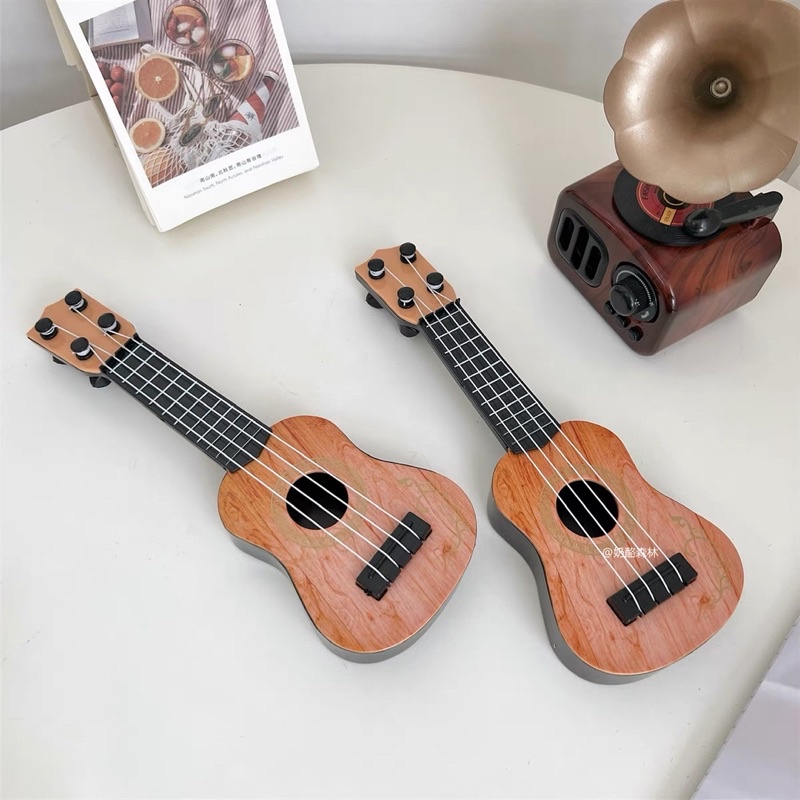MÔ HÌNH ĐÀN UKULELE MÔ HÌNH TRANG TRÍ ĐỂ BÀN, TỦ, KỆ