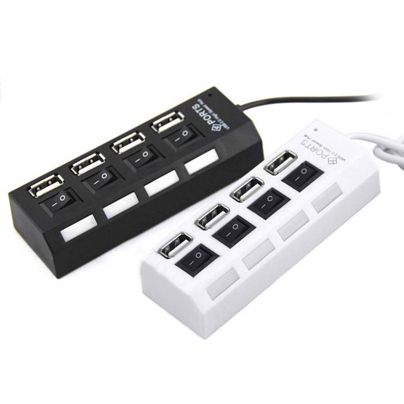 Hub 4 port hình ổ điện-có công tắc-jl