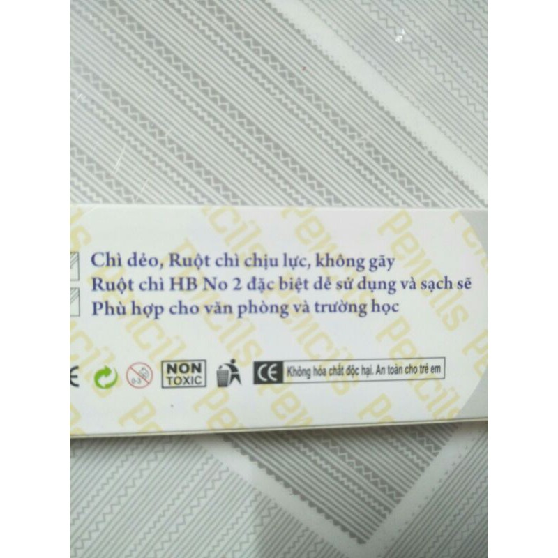 Bút chì 2 B HB No 02 (1 hộp/12 cây)