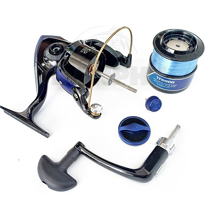 Bộ cần câu DaiWa, máy YF6000 Giá Rẻ  ( xả hàng )