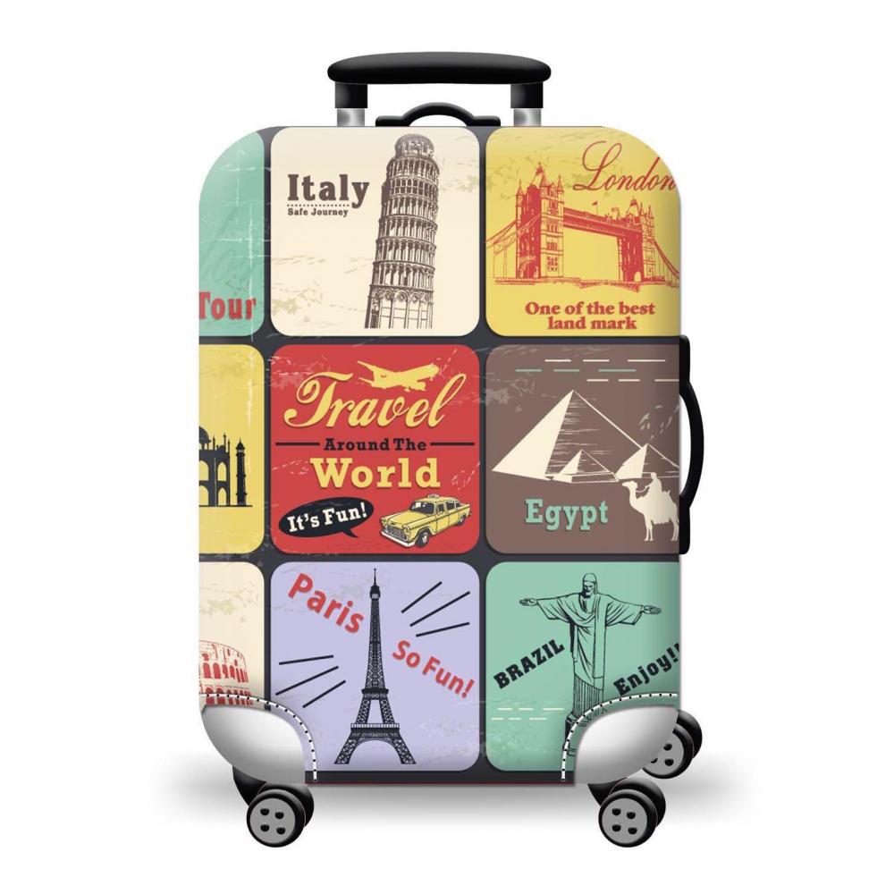 Túi bọc bảo vệ vali -Áo vỏ bọc vali H27- Size S- HPValiOEM