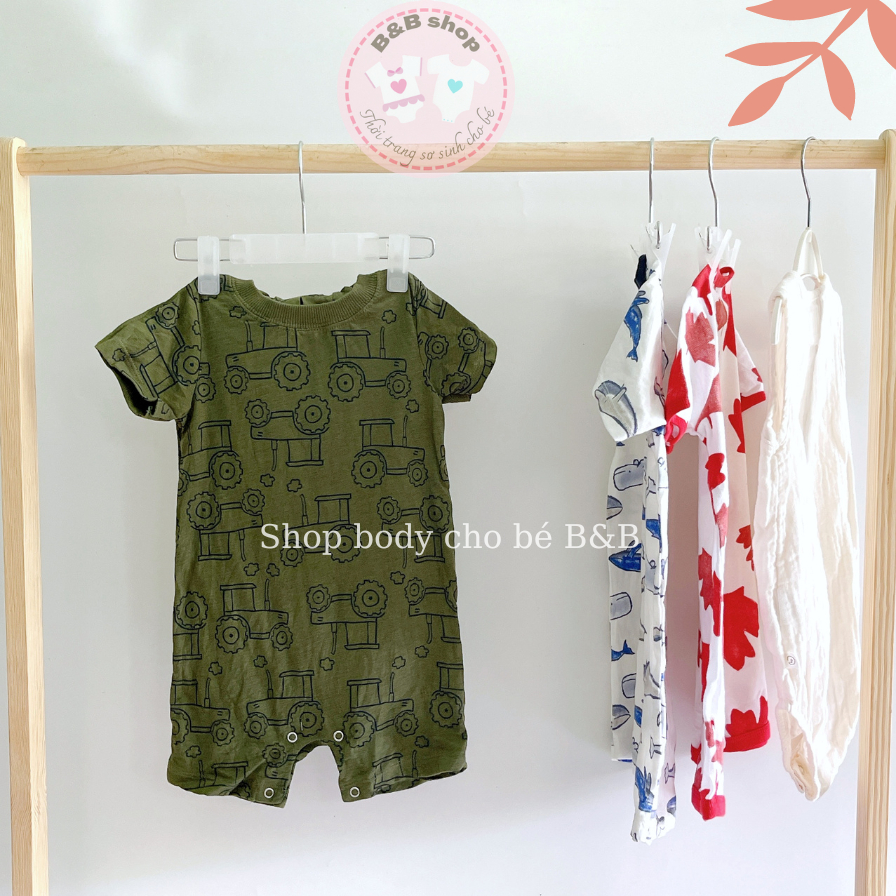 Body đùi bé trai, romper bé trai Carter xuất dư chất mát, thoáng khí từ 3 đến 24 tháng