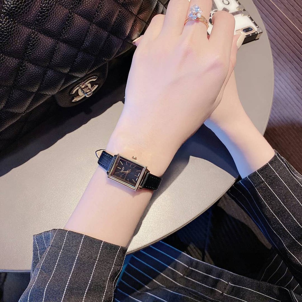 Đồng hồ nữ Julius Hàn Quốc JA-787 dây da