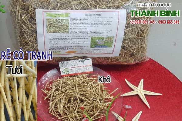 Rễ Cỏ Tranh Khô 100G Loại Cao Cấp - Thảo Dược Thanh Bình
