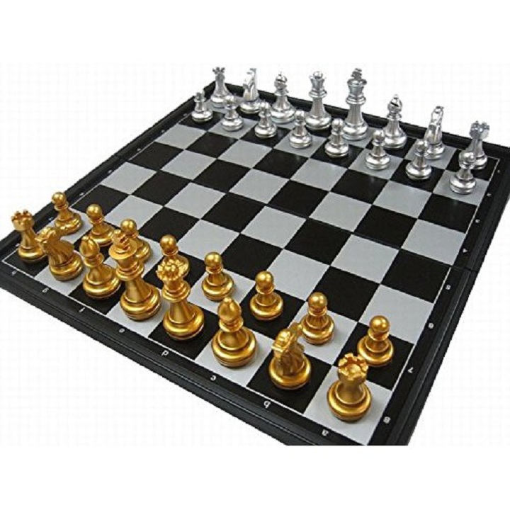 [HCM]Bộ bàn cờ vua có nam châm 25x25x2cm