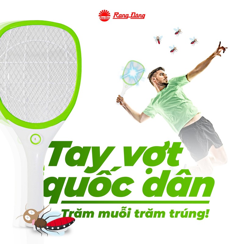 Vợt bắt muỗi Rạng Đông  RD01