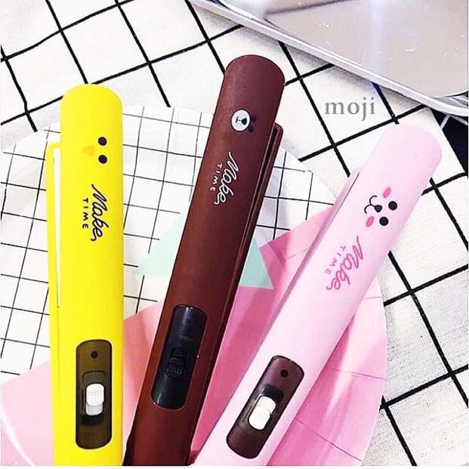 Máy Uốn Tóc Duỗi Tóc Mini Đa Năng, Máy Làm Tóc Mini, Máy Là Tóc Nhỏ Gọn