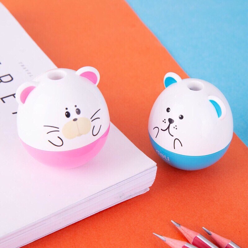 (1 Cái) Gọt chì mini Deli E0521 - hình con lật đật