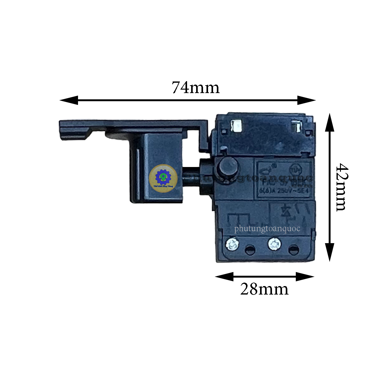 Công tắc máy khoan đầu 6mm makita 6501 - crown ct10069 hoặc dca ajz02-6a các máy tq cùng thông số