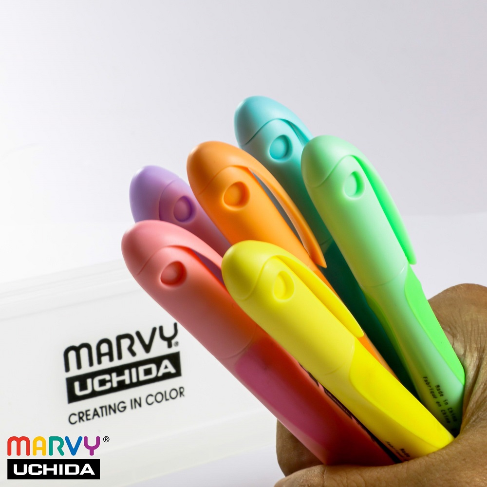 [HCM]BÚT DẠ QUANG MARVY 8000 MÀU PASTEL (CHỌN MÀU)