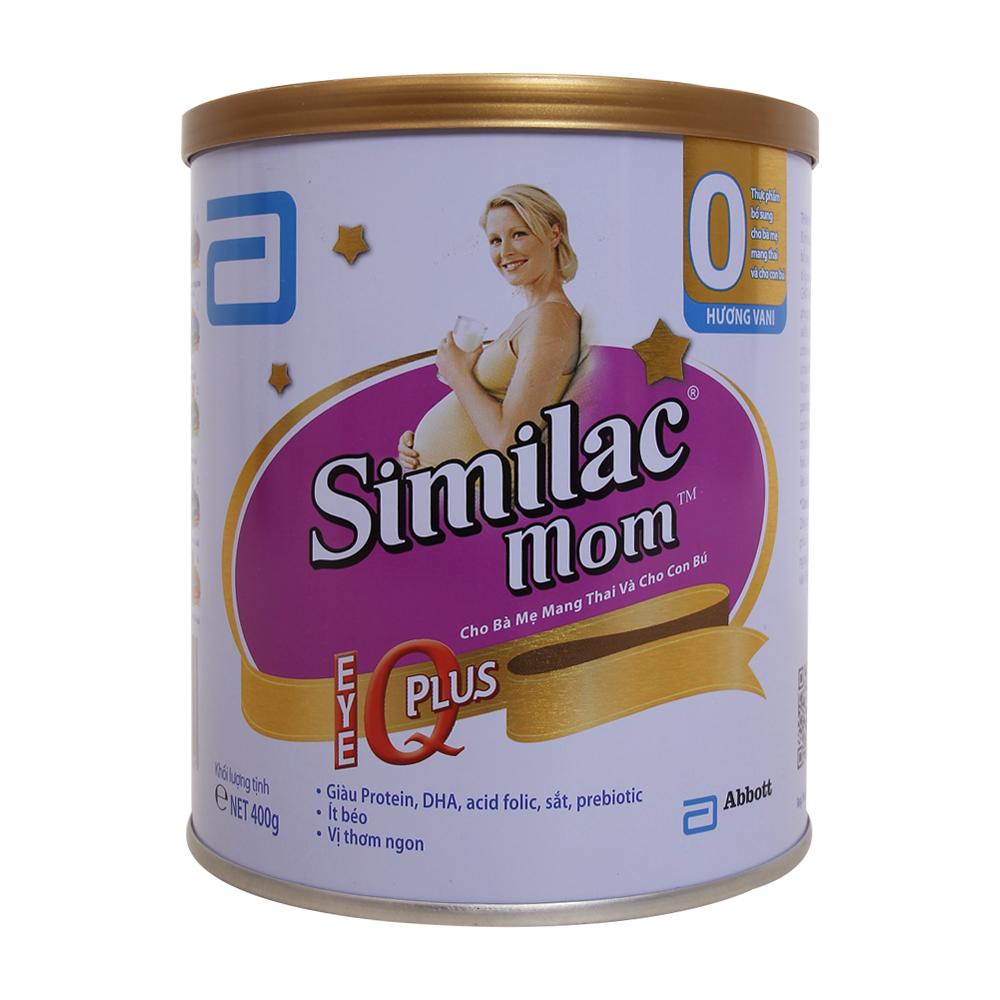 Sữa bột Similac Mom IQ 400g hương vani