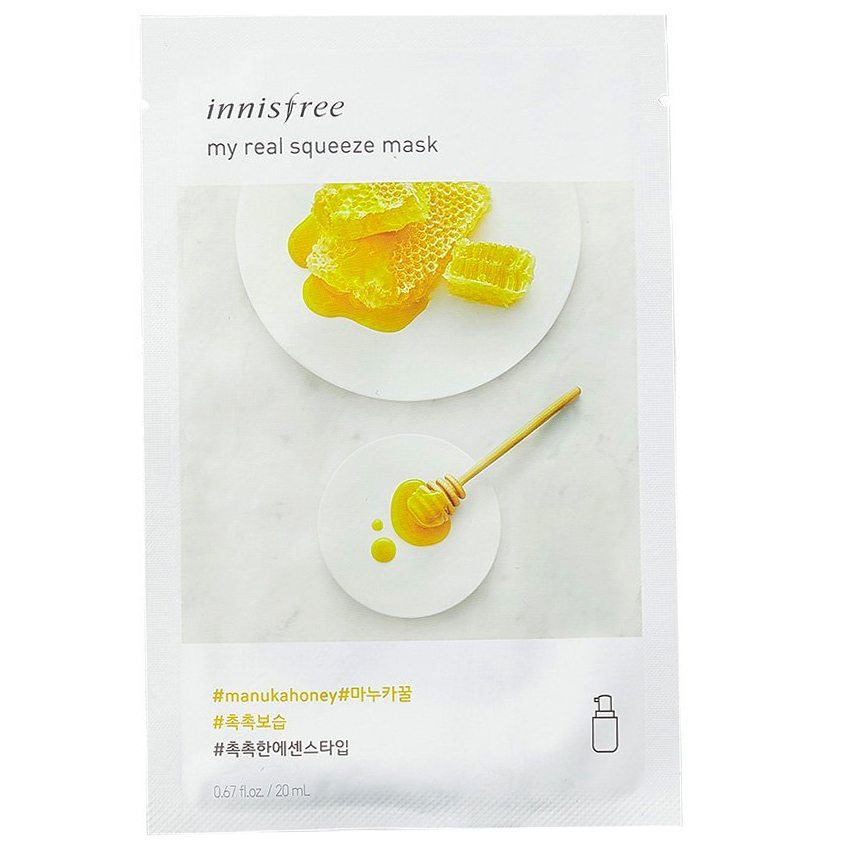 Bộ mặt nạ giấy Innisfree My Real Squeeze Mask 5 miếng