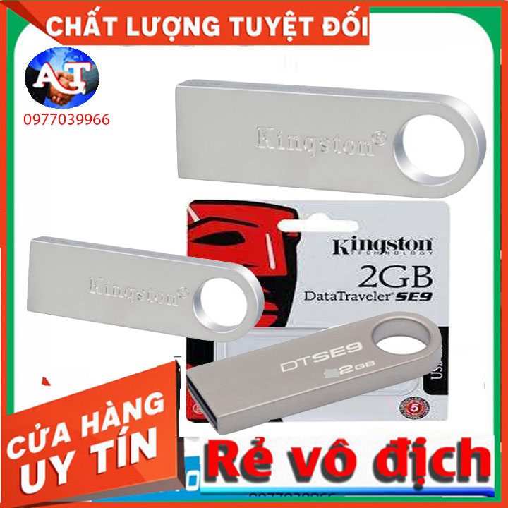 USB kingston vỏ kim loại chống nước 2gb se9
