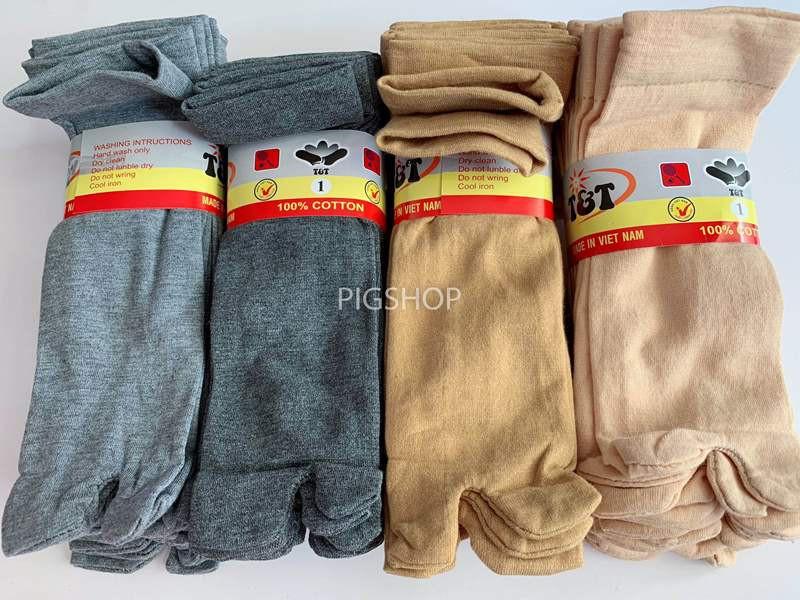 Bộ 5 đôi vớ da xỏ ngón cao cấp đi nắng,tất da đi nắng