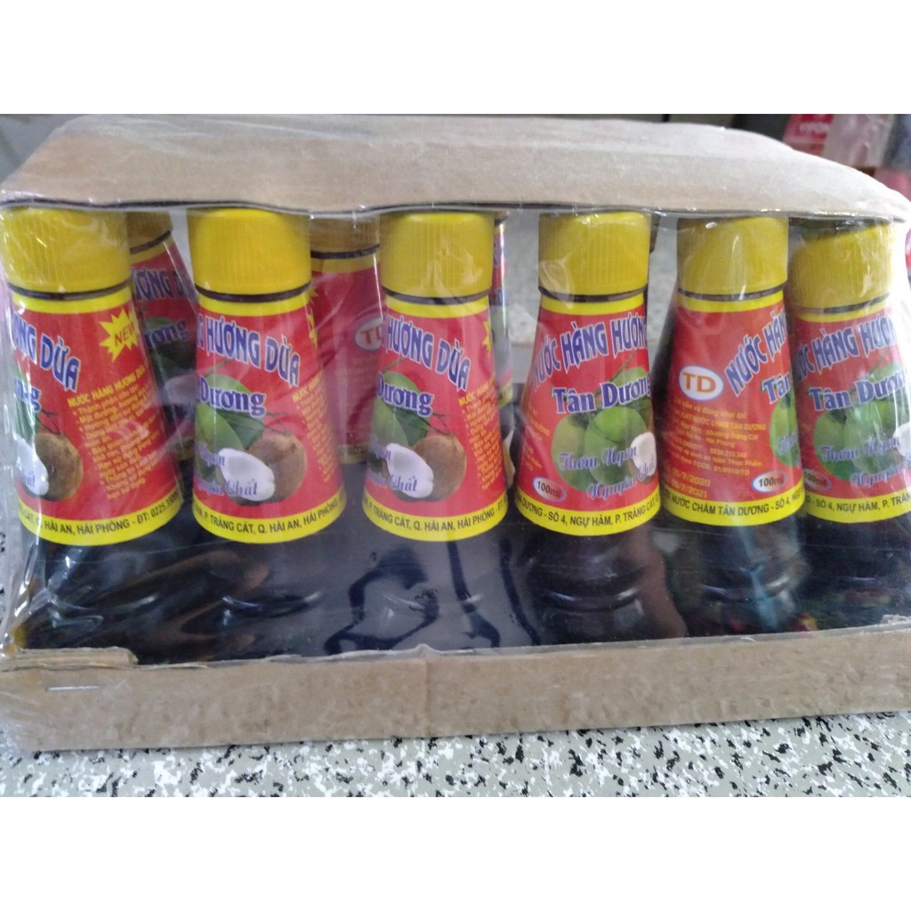 Nước hàng (kẹo đắng) hương dừa kho thịt cá - lọ 100ml