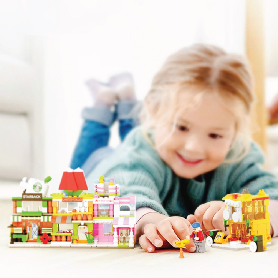 Đồ Chơi Lego - Lego Xe Đồ Ăn - Xe Lego