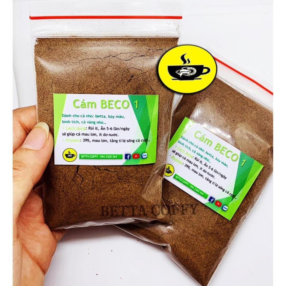Cám BECO 1 - Thức ăn cho cá con 🐣 BETTA COFFY  FARM FARM ☕️