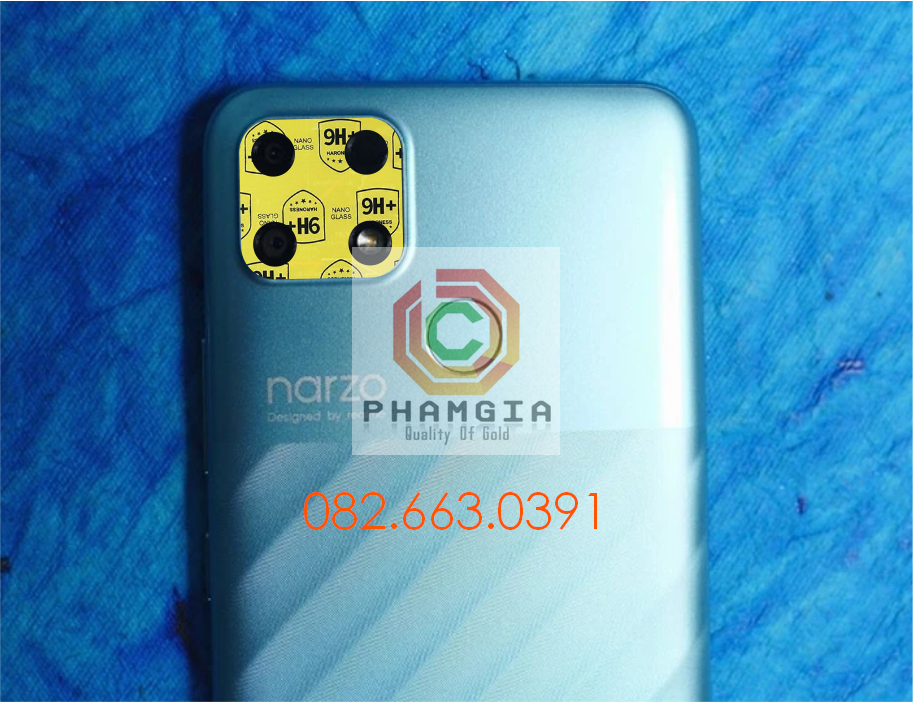 Cường lực camera Realme Narzo 30A nano siêu bền