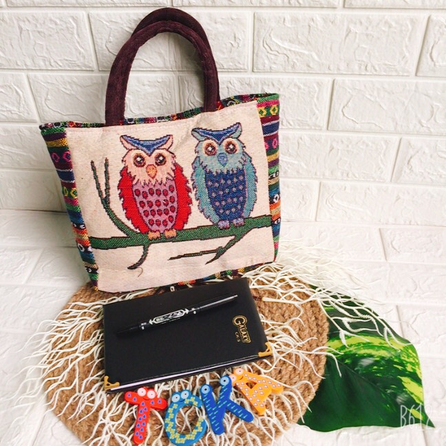 [HCM]Thổ cẩm túi con voi Thái