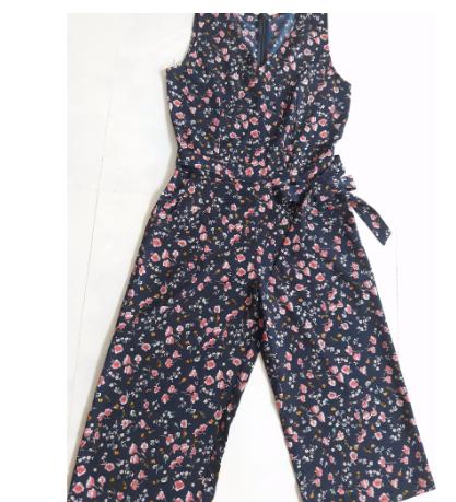 [HCM]Jumpsuit hoa ống rộng