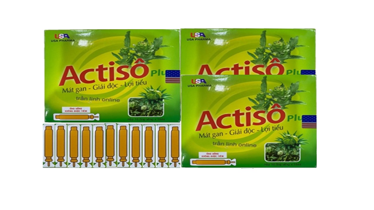 Actiso plus - Mát Gan, Lợi Tiểu, Giải Độc