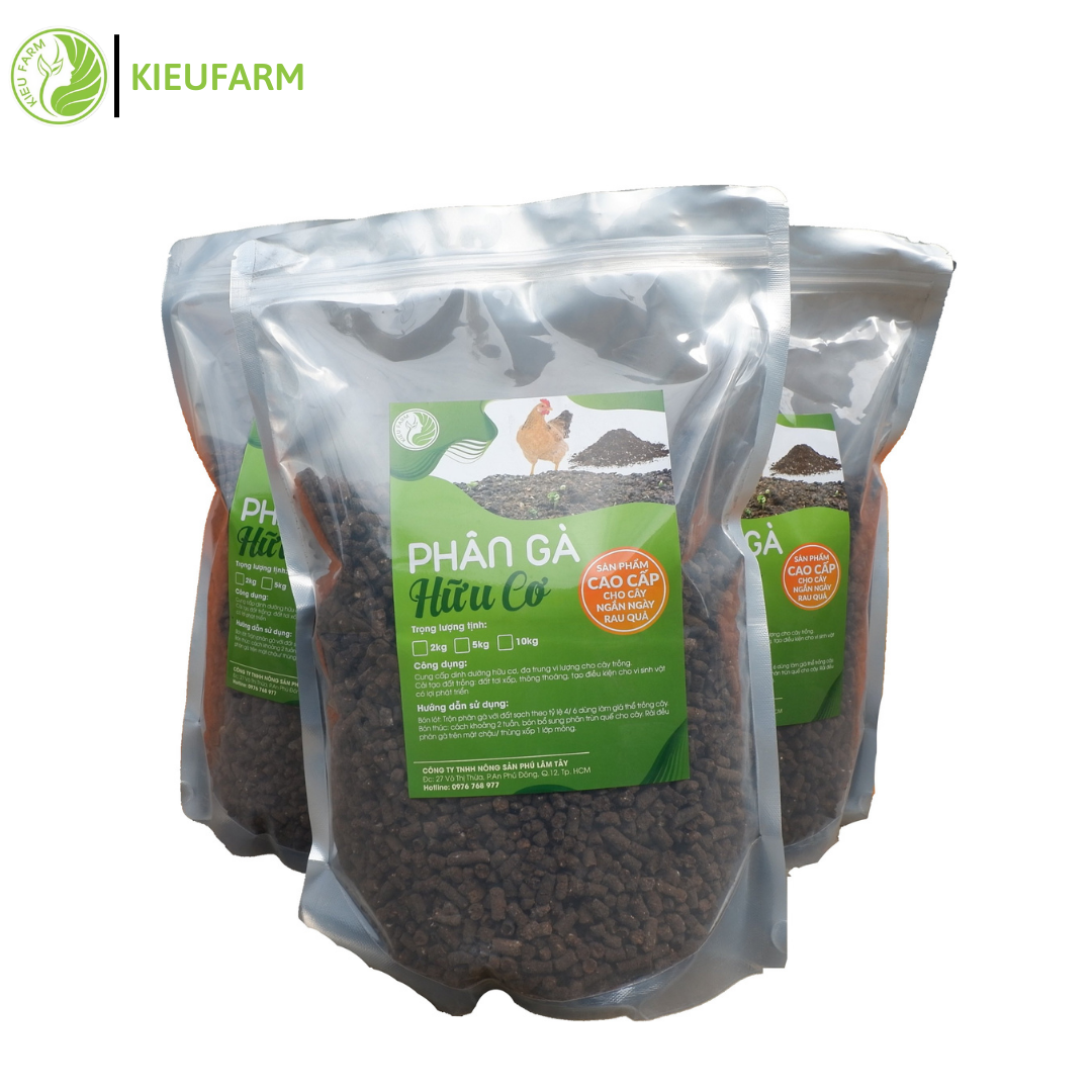 Phân gà hữu cơ nhập khẩu nén viên - 10kg