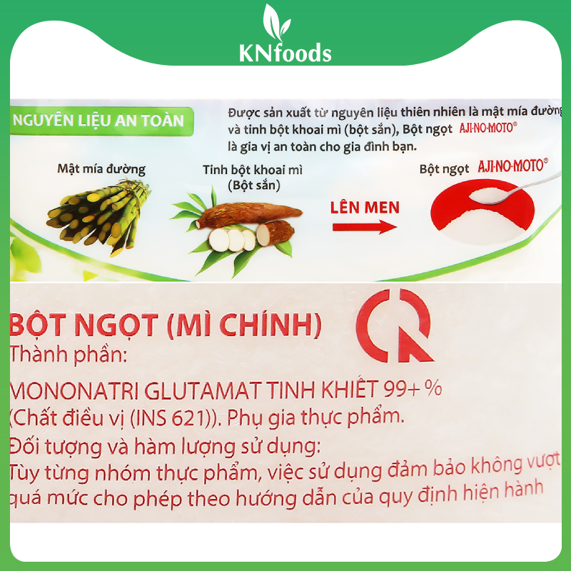 Bột ngọt Ajinomoto gói 454g