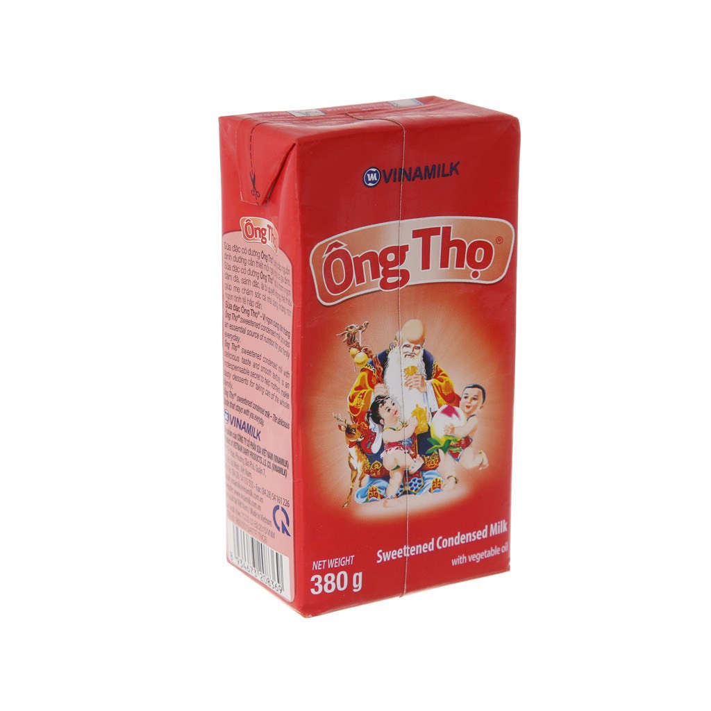 Sữa đặc ông thọ đỏ hộp giấy 380g