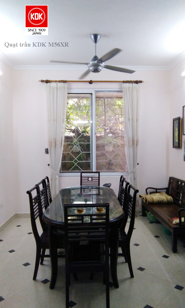 Quạt trần KDK M56XR (Bạch Kim)