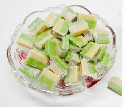 1 Bịch Kẹo Dừa Bến Tre (Vị Dứa ) - Đặc sản Bến Tre