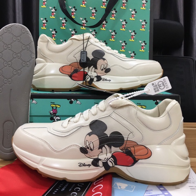 Giày thể thao GUCCImickey nam nữ hàng cao cấp
