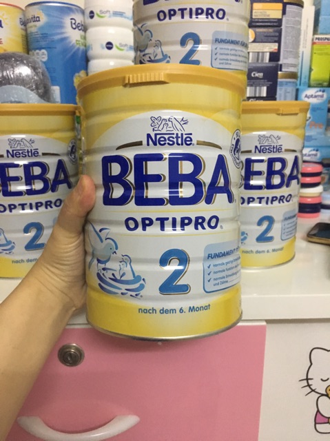 Sữa Beba Optipro xách tay Đức 800g đủ số - Vàng - Pre