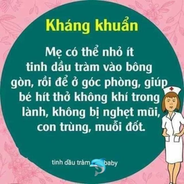 [HCM]Tinh Dầu Tràm Hoa Nén Mama 100Ml
