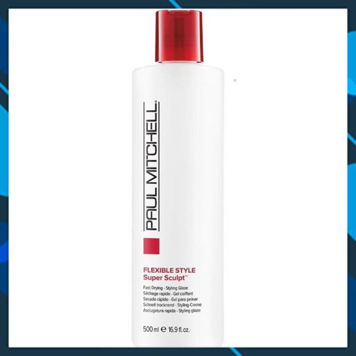 [+Tặng mũ trùm]Gel giữ nếp tóc uốn mùi táo xanh Paul Mitchell Flexible Style Super Sculpt 500ml
