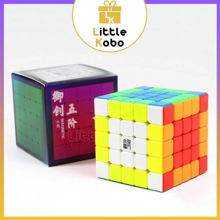 Rubik 5x5 YJ YuChuang 5x5 V2 M Stickerless Rubic 5 Tầng Đồ Chơi Trí Tuệ Trẻ Em Phát Triển Tư Duy 5x5x5 - Little Kobo