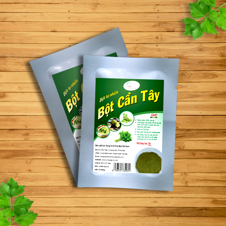 Bột Cần Tây Nguyên Chất Gói 20g