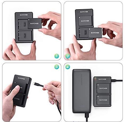 [HCM]Sạc máy ảnh RavPower cho  LP-E12