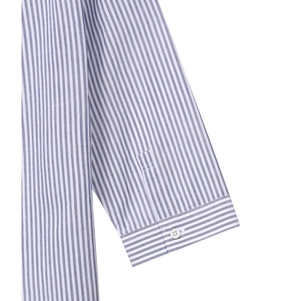Áo sơ mi MindBrigde - Cool Cotton Stripe Pullover Stan Erie MB 3124