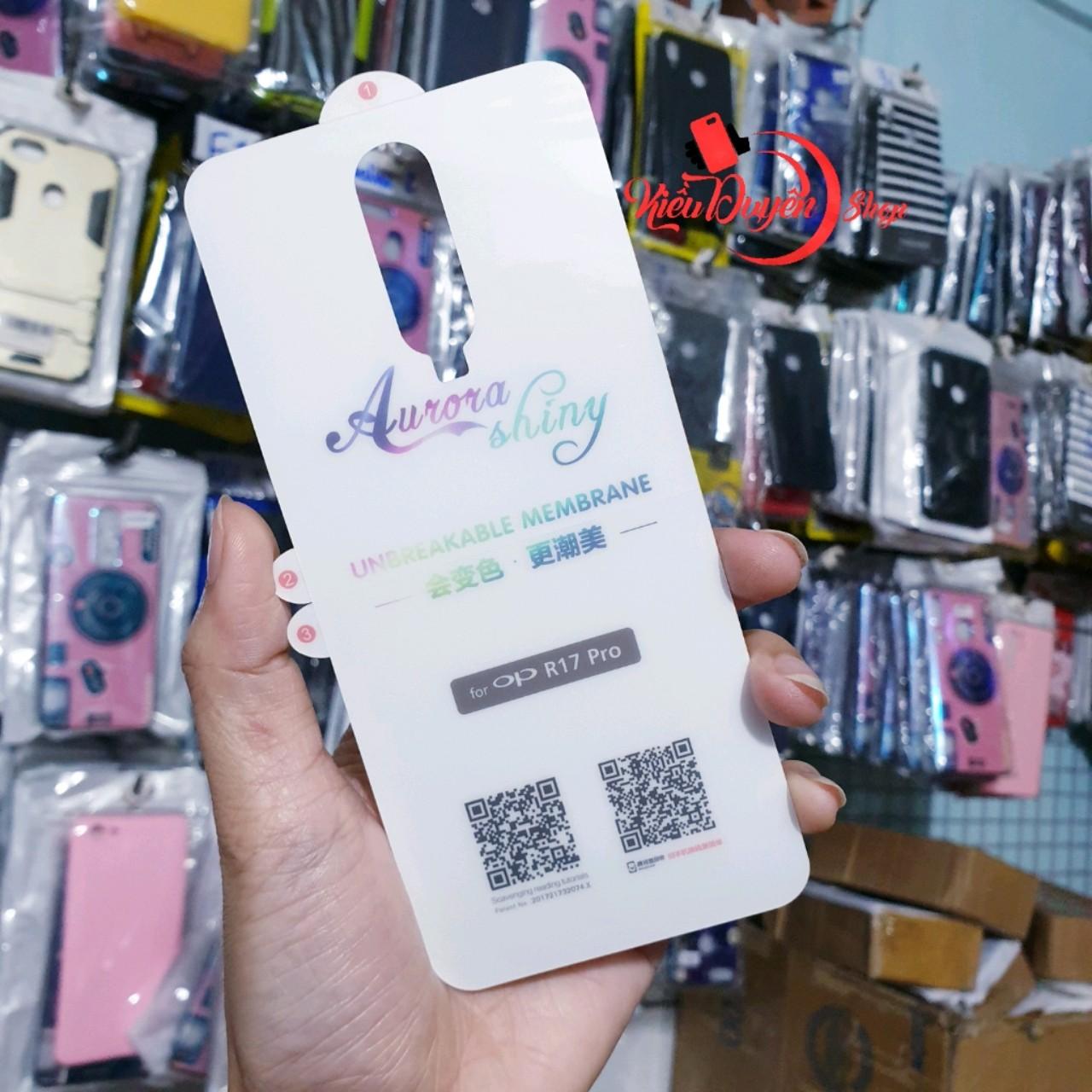 Miếng dán ppf mặt sau cho oppo r17 pro