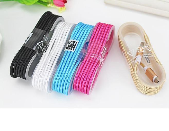 cáp sạc bọc dù cho điện thoại sam sung và dòng android