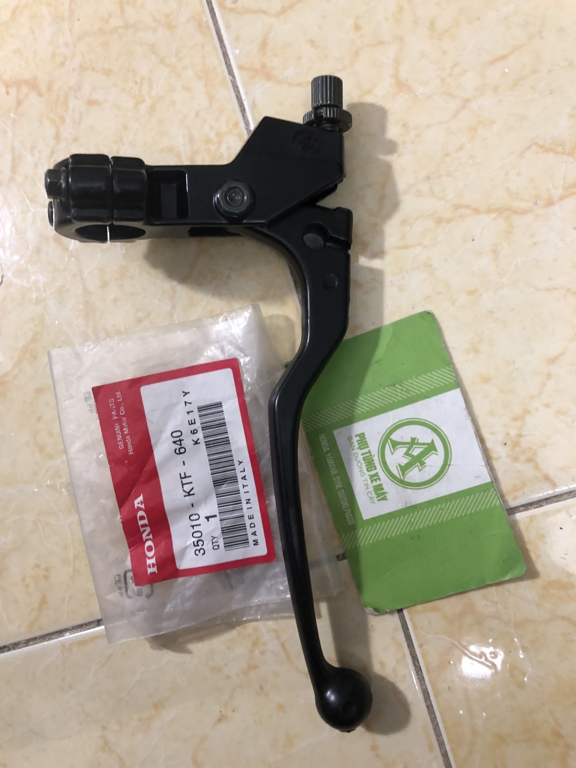 Tay anbija ( tay côn ) ba gác gắn được ghi đông phi 22mm